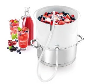 Extractor de suc Tescoma DELLA CASA pentru fructe si legume, capacitate 600 ml