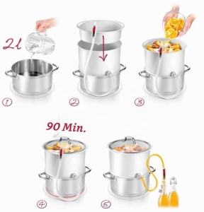 Extractor de suc Tescoma DELLA CASA pentru fructe si legume, capacitate 600 ml - Img 11