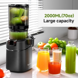 Extractor de sucuri AMZCHEF SJ-036, 250W, 1.8L, negru - Img 3