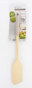 Fackelmann 0905150 Spatula din lemn cu varf inclinat si maner din silicon 34 cm - Img 2