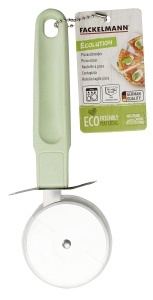Fackelmann Ecolution Pizzaschneider Pizzaroller din otel inoxidabil maner ergonomic Mint Green 20 cm - Img 4