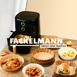 Fackelmann Hartie Air Fryer Rotunda 16x45 cm Antiaderenta Pachet 50 Bucati - Img 7