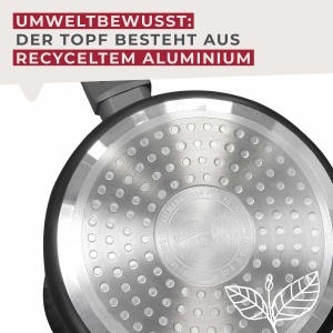 Fackelmann Oala 16cm Statement Aluminiu Reutilizat Antiaderenta Inductie - Img 6