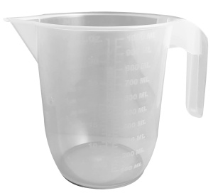 Fackelmann Skala Krug 1L Transparent Plastic Rezistent