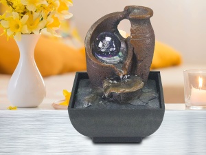 Fantana decorativa Zen Beper P201UTP201, LED colorat, negru, design modern - Img 5