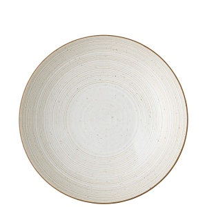 Farfurie din ceramica Thomas Nature, 28 cm, culoare Sand, handmade