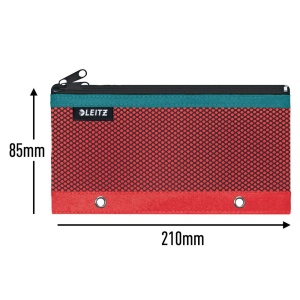 Federtasca Leitz Urban Chic, 2 Fachuri, Culoare Rosie, 60130020 - Img 2