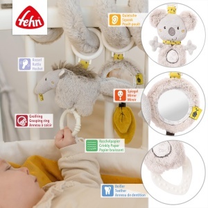 Fehn Activity Spirale Australia 064100 30 cm Rattle si Elemente Interactive - Img 3