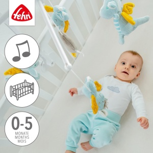 Fehn Musik Mobile Little Castle Jucarie Muzicala pentru Bebelusi Melodie Mozarts Wiegenlied 0-5 Luni - Img 3