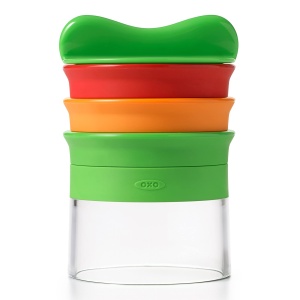Feliator de legume OXO Good Grips cu 3 lame din inox, multicolor