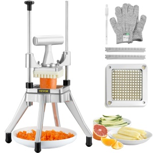 Feliator legume si fructe VEVOR lame din otel inoxidabil maner ergonomic baza antiderapanta