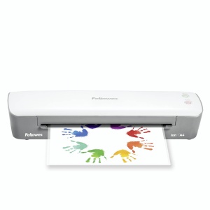 Fellowes Laminator A4 Ion pentru biroul de acasa, pentru laminarea foliilor de pana la 125 microni grosime, inclusiv 10 folii de laminare A4 - Img 4