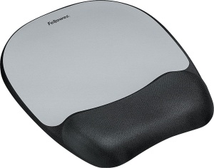 Fellowes Memory Foam Mousepad Ergonomic NegruArgintiu - Img 2