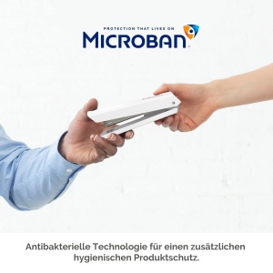 Fellowes Tacker LX820 Hefter Alb 20 Foi Tehnologie Antibacteriana Microban - Img 4