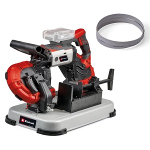 Ferastrau cu banda cu acumulator Einhell TE-MB 18127 U Li-Solo Power X-Change 18 V inaltime de taiere 115 mm latime de taiere 127 mm baza lumina LED i