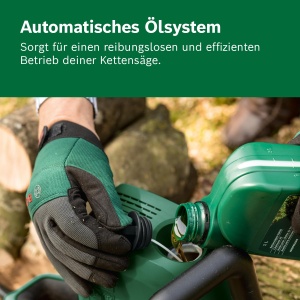 Ferastrau cu lant Bosch PKE18V-30-28, 3.9 kg, 9 ms, fara acumulator - Img 5