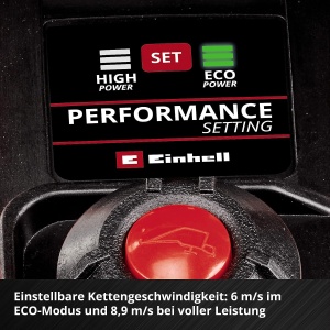 Ferastrau cu lant cu acumulator Einhell FORTEXXA 18/30 Power X-Change (Li-Ion, 18V, motor fara perii, bara de 30 cm, max. 4.300 min-1, fara baterie si incarcator) - Img 9