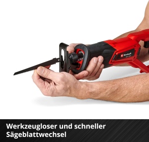 Ferastrau electric cu acumulator Einhell TE-AP 1822 Li-Solo, 18 V, 2600 rpm, 100 mm adancime - Img 7