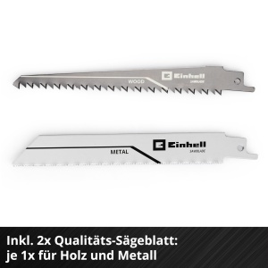 Ferastrau universal cu acumulator Einhell TE-AP 18/13 Li-Solo Power X-Change (18 V, inaltime de ridicare 13 mm, adancime de taiere lemn 50 mm, design la indemana, inclusiv accesorii, fara baterie) - Img 6