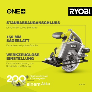 Feronerie electrica Ryobi R18CSP-0, 150 mm, 18V, taiere precisa - Img 2