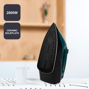Fier de calcat BLACKDECKER BXIR2403E, 2400W, Talpa ceramica, Negru - Img 2