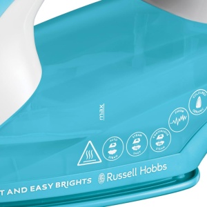 Fier de calcat cu abur Russell Hobbs [2400W, 115g Extra Steam Boost] (rezervor de apa de 240 ml, talpa ceramica antiaderenta, anti-calcar si opritor de picurare, functie de pulverizare a apei, abur vertical) 26482-56 - Img 5