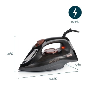 Fier de calcat Princess 2600 W, 220 ml, Ceramica, 80 gmin abur - Img 2