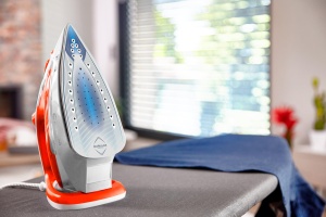 Fier de calcat Tefal Easygliss Plus FV5738 2800W Abur vertical OranjAlbArgintiu - Img 4