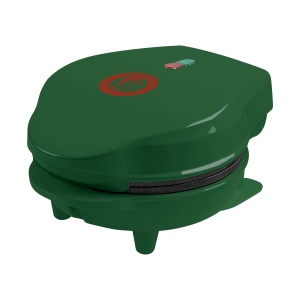 Fier de vafe Bestron Mini Fier de vafe in editie de Craciun Editie limitata Aparat de vafe cu acoperire antiaderenta de Craciun petreceri sau cadou Di - Img 2