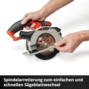 Fierastrau circular cu acumulator Einhell TE-CS 18150 Li-Solo 18V LED reglare fara scule - Img 10