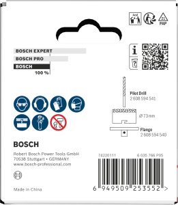 Fierastrau cu gaura Bosch 1x pentru caramida si gresie moale, 73 mm - Img 4