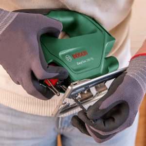 Fierastrau pendular Bosch EasySaw 18V-70 18V cu acumulator 20 Ah si incarcator - Img 6