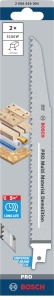 Fierastrau sabie Bosch PRO Multi Material S1110VF, 225 mm, Bi-Metal, pentru lemn si metal - Img 2