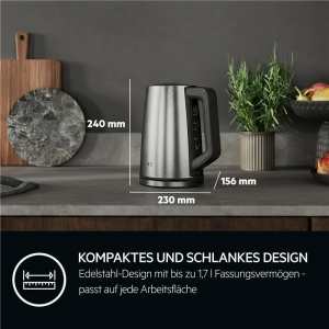 Fierbator AEG Deli 5, 2400 W, 1.7 l, 5 trepte de temperatura - Img 9