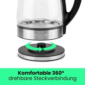 Fierbator Bomann WKS 6032 CB 17 Litri SticlaInox 2200W Protectie BPA - Img 6
