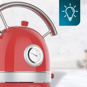 Fierbator Cecotec Thermosense 420, 1.8L, 2200W, Rosu Vintage - Img 10
