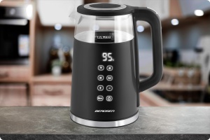 Fierbator de apa Berdsen 1,7 L 2200 W Negru cu Touchpanel - Img 8