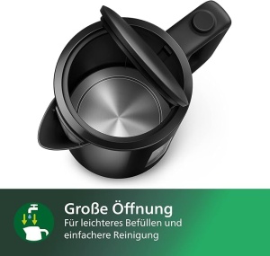 Fierbator de apa Philips HD931820, 1.7 L, negru, cu sistem de siguranta - Img 3
