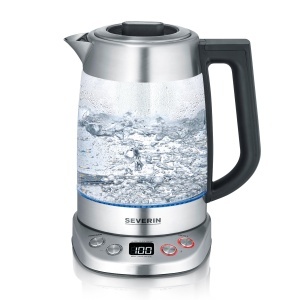 Fierbator de apa Severin WK 3480, 1,7L, 3000W, din sticla si otel inoxidabil
