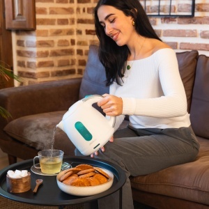 Fierbator electric Cecotec Thermosense 140 White, 1L, 2200W, BPA Free, Alb - Img 5