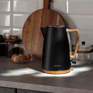 Fierbator electric Cecotec ThermoSense 200 Woody, 1.7L, 2200W, inox - Img 3