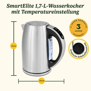 Fierbator electric Cuisinart CPK525E din inox cu multiple temperaturi - Img 8