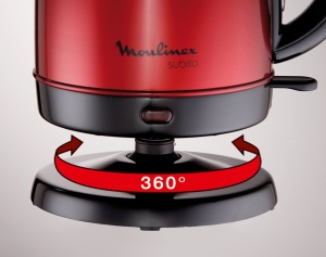 Fierbator electric Moulinex Subito BY530530, 1.7 L, 2400 W, Rosu - Img 4