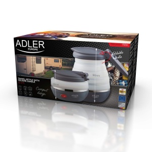 Fierbator metalic ADLER 1,7 l, sistem STRIX, putere 2200 W, alb - Img 4
