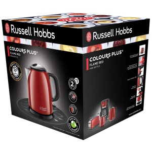 Fierbator Russell Hobbs 24992-70, 1L, 2400W, Rosu, Inox - Img 2