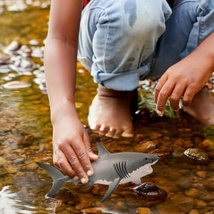 Figurina Albina Schleich WILD Life Alb, 18 x 8 x 8 cm - Img 2