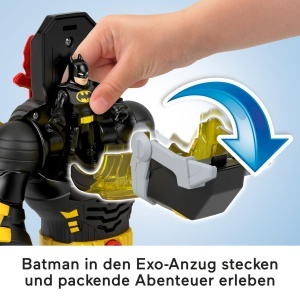 Figurina Batman cu Exo-Anzug Imaginext Fisher-Price, 30 cm, cu lumini si sunete - Img 4