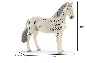 Figurina cal Schleich Knabstrupper Stute 13910, 4 x 12 x 11 cm - Img 5