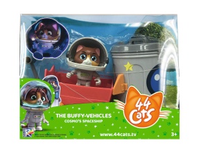 Figurina Cosmo cu Raumkapsel - Smoby 44 Cats, 7.7 cm, pentru copii de la 3 ani - Img 4
