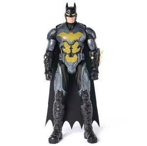Figurina de Actiune Batman DC Comics, 30 cm, 24 efecte luminoase si sonore, 11 puncte de articulatie